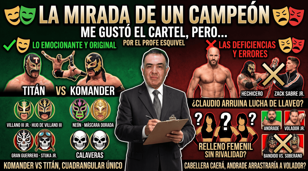 Me gustó el cartel, pero… La Mirada de un Campeón por «El Profe» Esquivel