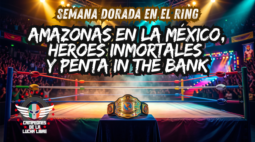 Semana Dorada en el Ring: Amazonas Hacen Historia en la Arena México, Héroes Inmortales Toma Forma y Penta Brilla con Money in the&nbsp;Bank